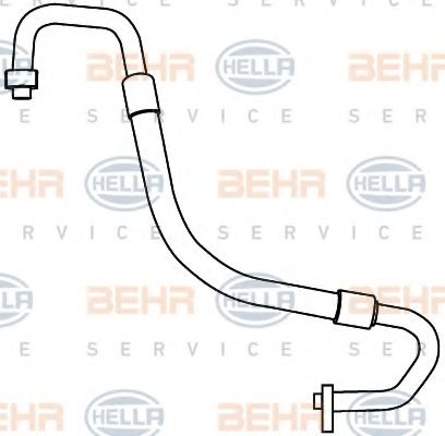 Трубопровод высокого / низкого давления, кондиционер BEHR HELLA SERVICE 9GS 351 337-461