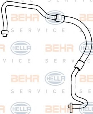 Трубопровод высокого / низкого давления, кондиционер BEHR HELLA SERVICE 9GS 351 338-131