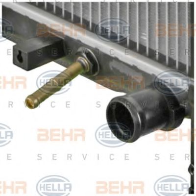 Радиатор, охлаждение двигателя BEHR HELLA SERVICE 8MK376763611