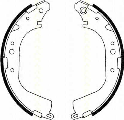 Комплект тормозных колодок ROULUNDS RUBBER 0616