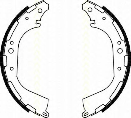 Комплект тормозных колодок TRISCAN 8100 14564