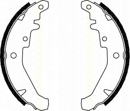 Комплект тормозных колодок TRISCAN 8100 15026