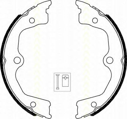Комплект тормозных колодок, стояночная тормозная система TRISCAN 8100 40009