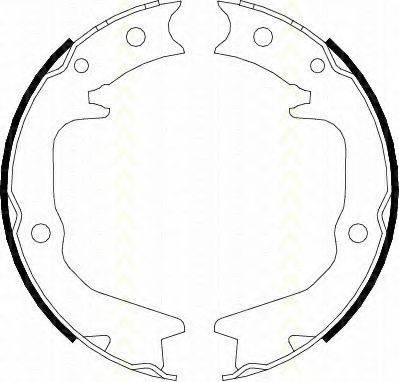 Комплект тормозных колодок, стояночная тормозная система TRISCAN 8100 42016