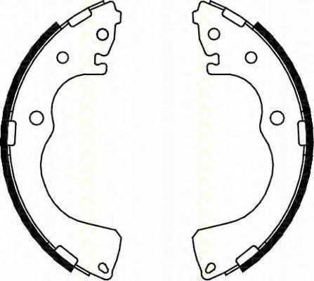 Комплект тормозных колодок TRISCAN 8100 50001