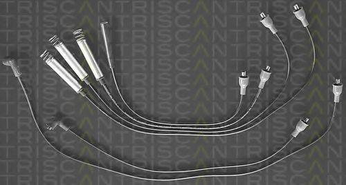 Комплект проводов зажигания TRISCAN 8860 4123