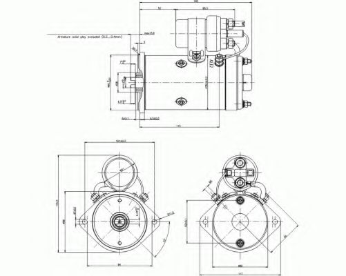 Электродвигатель DELCO REMY 19024745