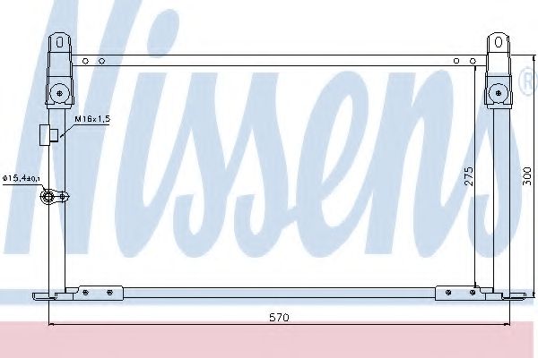 Конденсатор, кондиционер NISSENS 940018