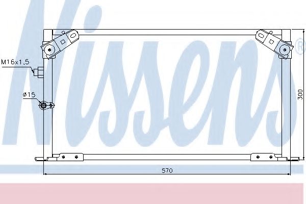 Конденсатор, кондиционер NISSENS 940030