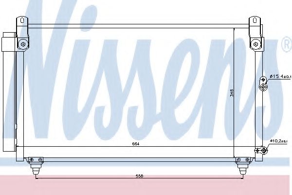Конденсатор, кондиционер NISSENS 940191