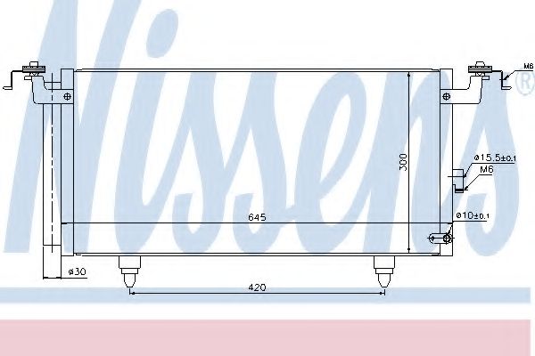 Конденсатор, кондиционер NISSENS 940399