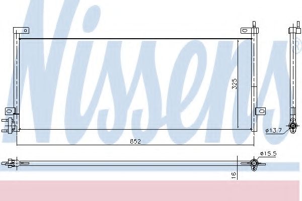 Конденсатор, кондиционер NISSENS 940429