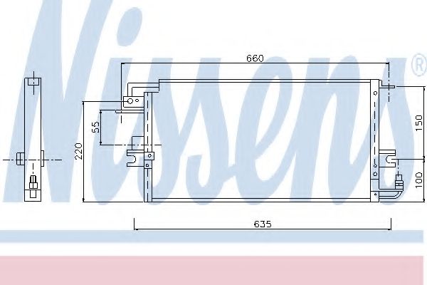 Конденсатор, кондиционер NISSENS 94029