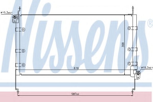 Конденсатор, кондиционер NISSENS 94532