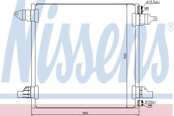 Конденсатор, кондиционер NISSENS 94569