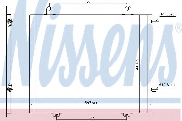 Конденсатор, кондиционер NISSENS 94573