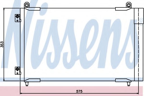 Конденсатор, кондиционер NISSENS 94837