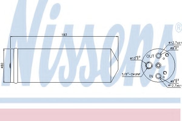 Осушитель, кондиционер NISSENS 95082