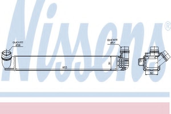 Интеркулер NISSENS 96545