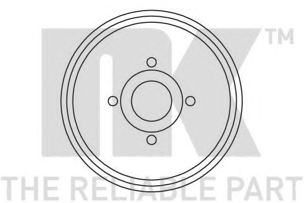 Тормозной барабан NK 253915