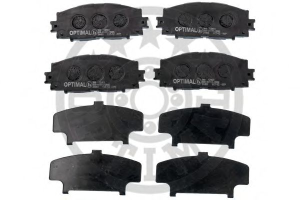 Комплект тормозных колодок, дисковый тормоз OPTIMAL 12403