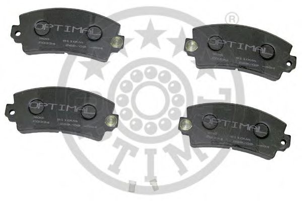 Комплект тормозных колодок, дисковый тормоз OPTIMAL 8110VA