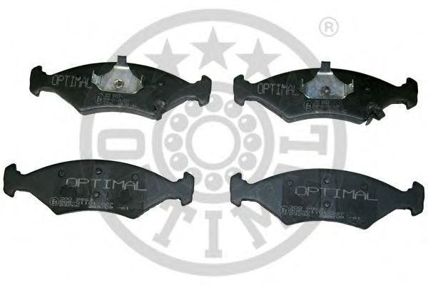 Комплект тормозных колодок, дисковый тормоз OPTIMAL 9963