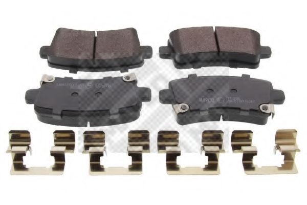 Комплект тормозных колодок, дисковый тормоз MAPCO 6860