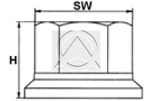 Гайка крепления колеса SIDEM 14420