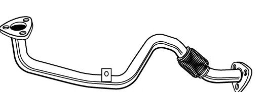 Труба выхлопного газа MEFEX 8259