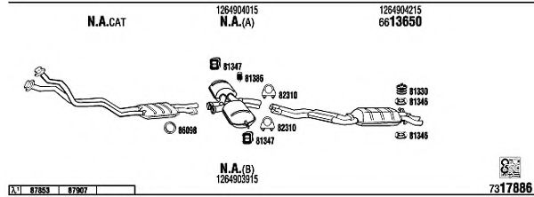 Система выпуска ОГ FONOS MB56002A