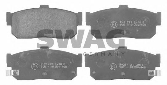 Комплект тормозных колодок, дисковый тормоз SWAG 82 91 6272