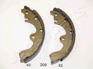 Комплект тормозных колодок JAPANPARTS GF-209AF