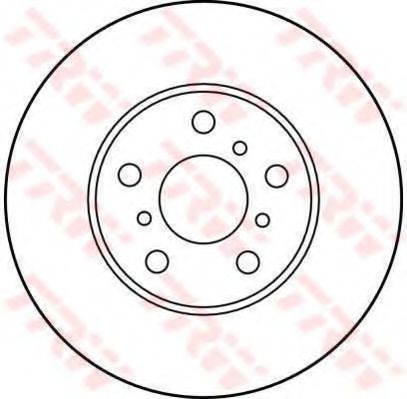 Тормозной диск TRW DF3115