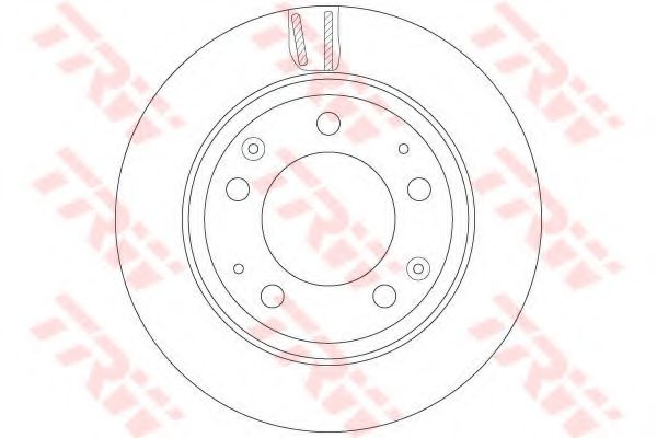 Тормозной диск TRW DF6280S