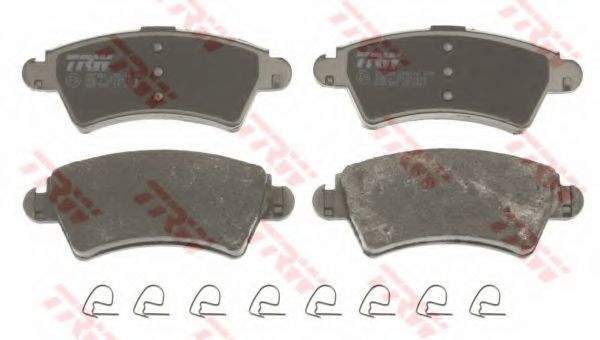 Комплект тормозных колодок, дисковый тормоз TRW 23332