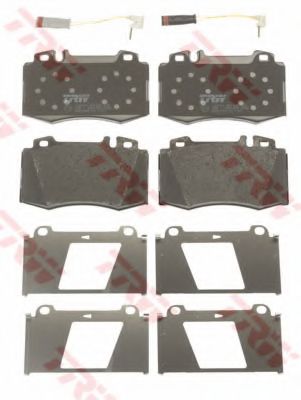Комплект тормозных колодок, дисковый тормоз TRW 23745