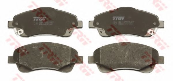 Комплект тормозных колодок, дисковый тормоз TRW 23480