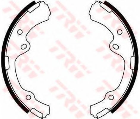 Комплект тормозных колодок TRW GS8143