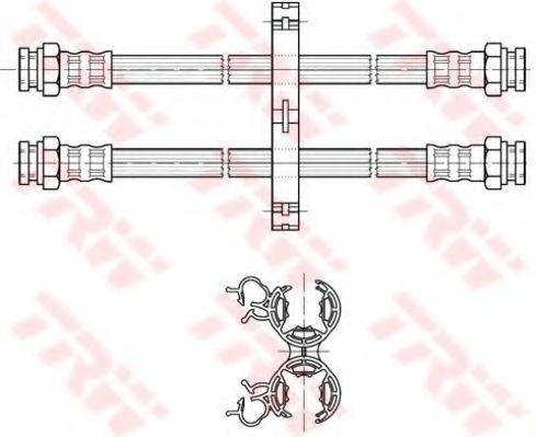 Тормозной шланг TRW PHA357