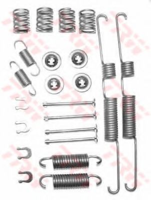 Комплектующие, тормозная колодка TRW SFK284