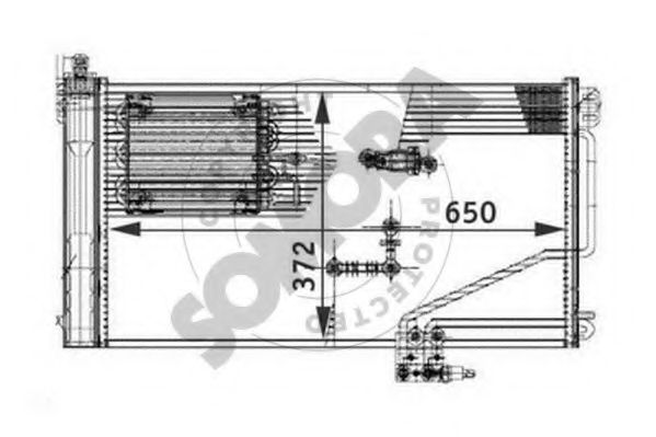 Конденсатор, кондиционер SOMORA 171360D