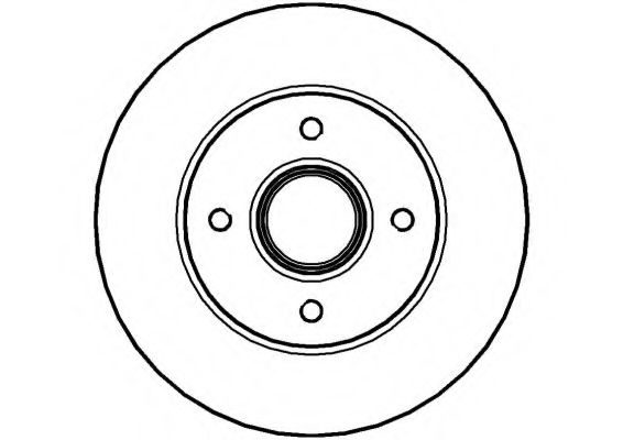 Тормозной диск NATIONAL NBD413