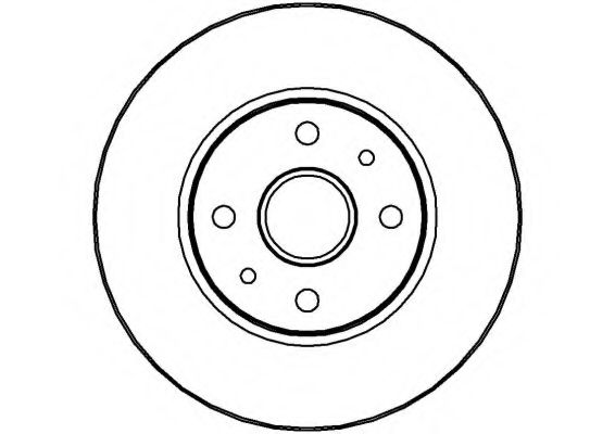 Тормозной диск SEBRO 3611