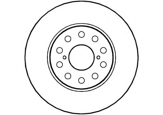 Тормозной диск NATIONAL NBD696