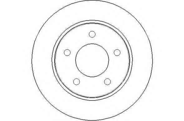 Тормозной диск NATIONAL NBD1512