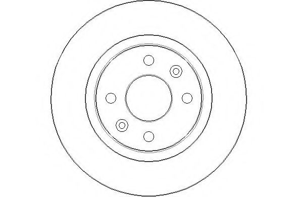 Тормозной диск NATIONAL NBD1534