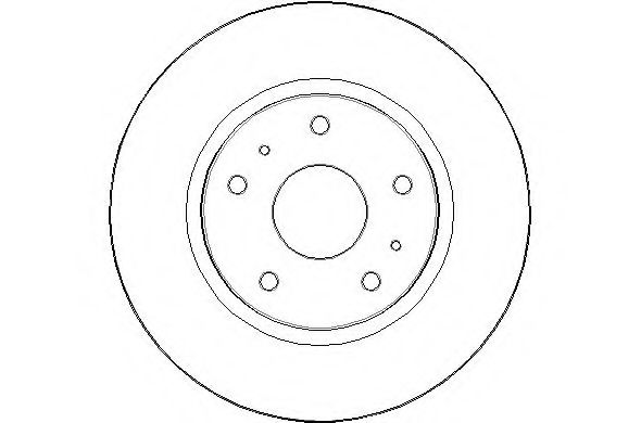 Тормозной диск NATIONAL NBD1758