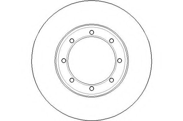 Тормозной диск NATIONAL NBD1836