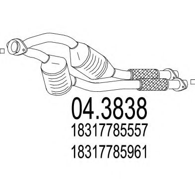 Катализатор MTS 04.3838